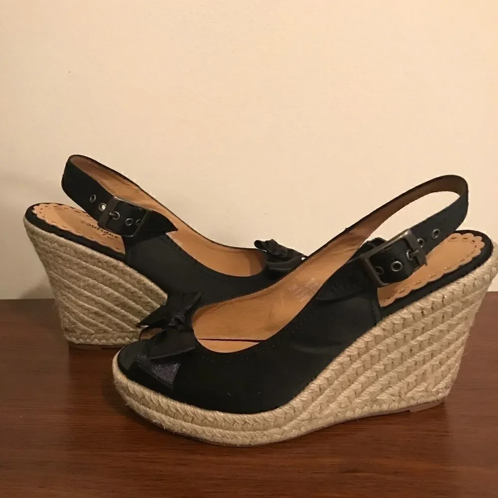 Perfect Nordstrom Boutique satin wedges